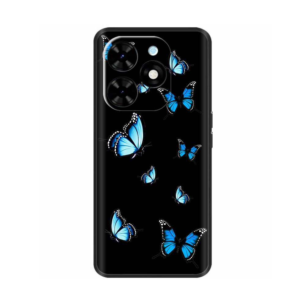For Tecno Spark 20 Pro Case Soft Black Silicone Phone Case For Tecno Spark 20C Coque Spark20 Spark 20 Pro Bumper Cover Fundas