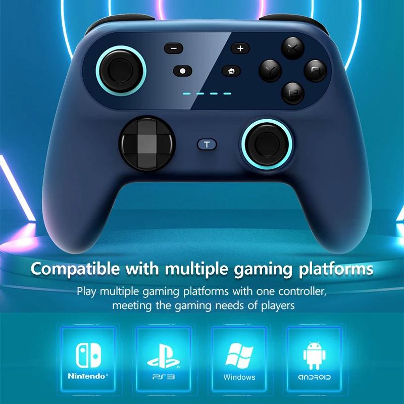 High-performance Wireless Game Controller Supports RGB Atmosphere Light for Tesla Model 3 Y S X 2025-2025 Car Game Accessories