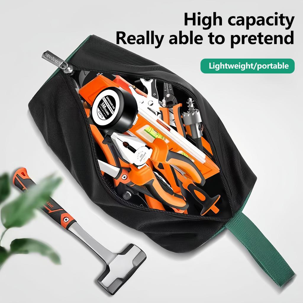 Multifunctional Tool Bag Oxford Cloth Storage Bag Waterproof Thickened Portable Electrician Handbag Professional Maintenance Bag