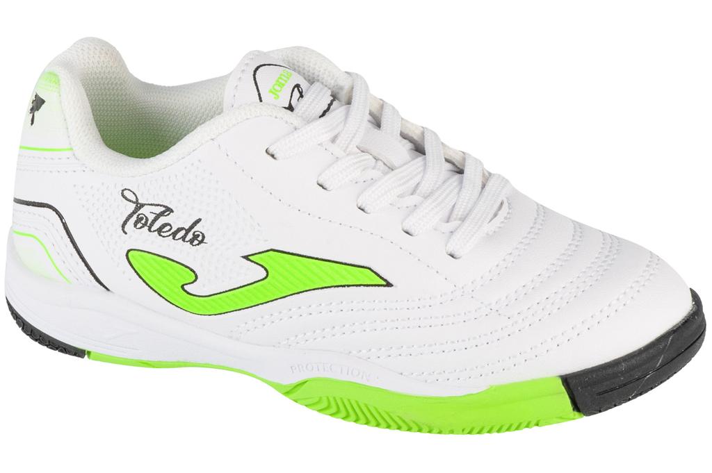 Joma Toledo Jr 25 TOJS IN, for Boy White Indoor Football Trainers