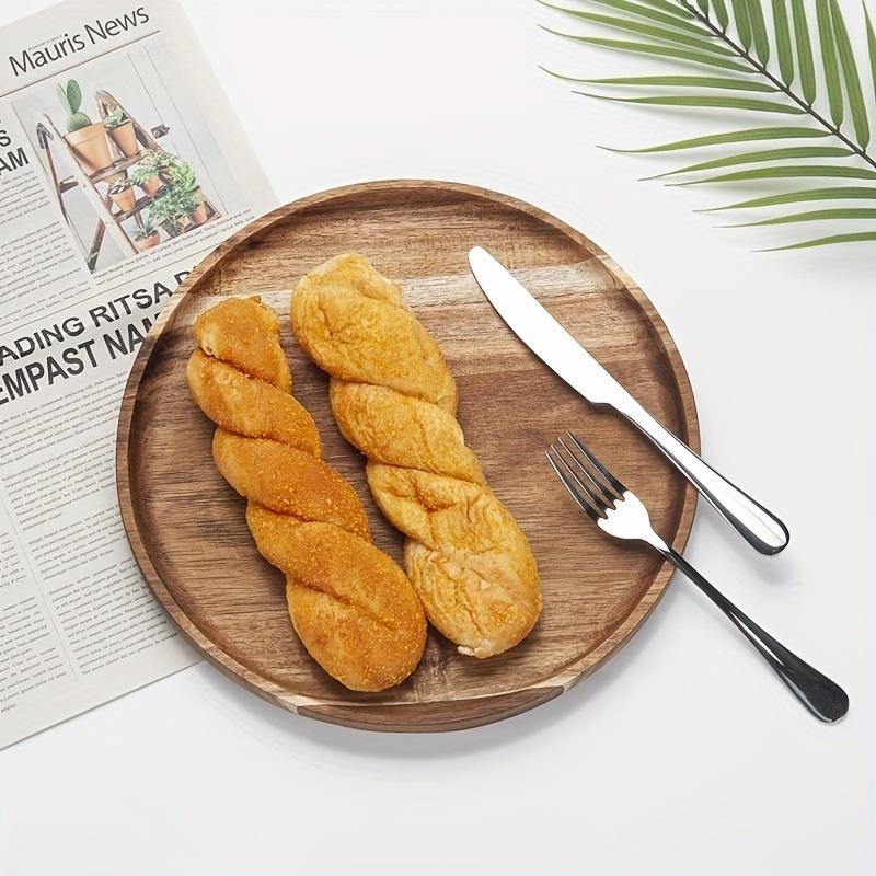 Acacia wood tray, wood fruit tray, tea tray, barbecue dinner , household fruit bread, Dim sum wood