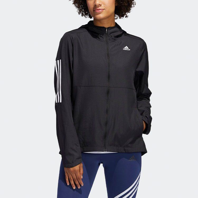 Adidas Jackets Women's Black Hooded Moderate Other FM6928