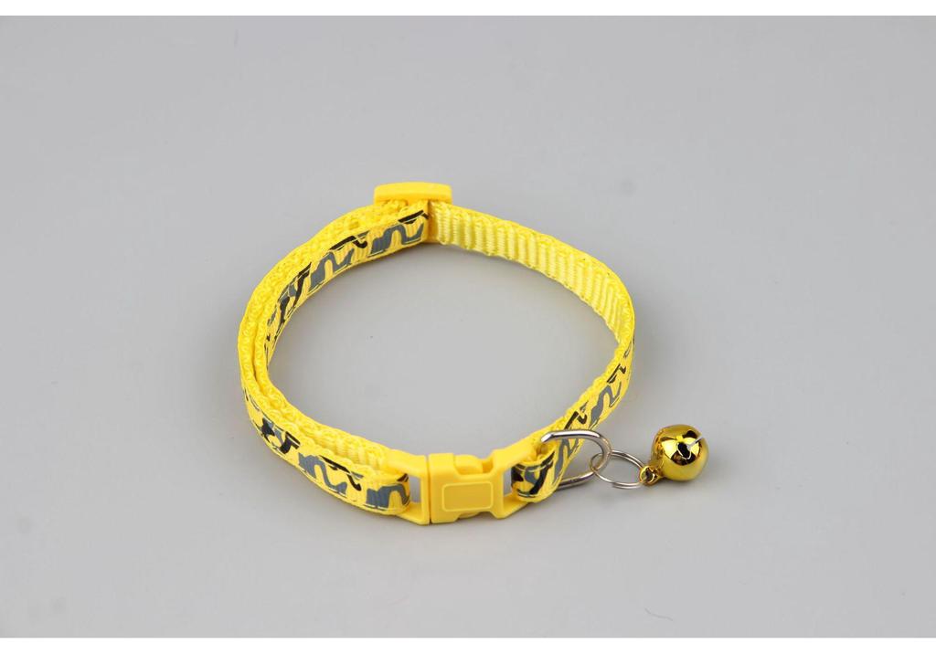 Pet Camouflage Fabric Collar with Bell for Cats