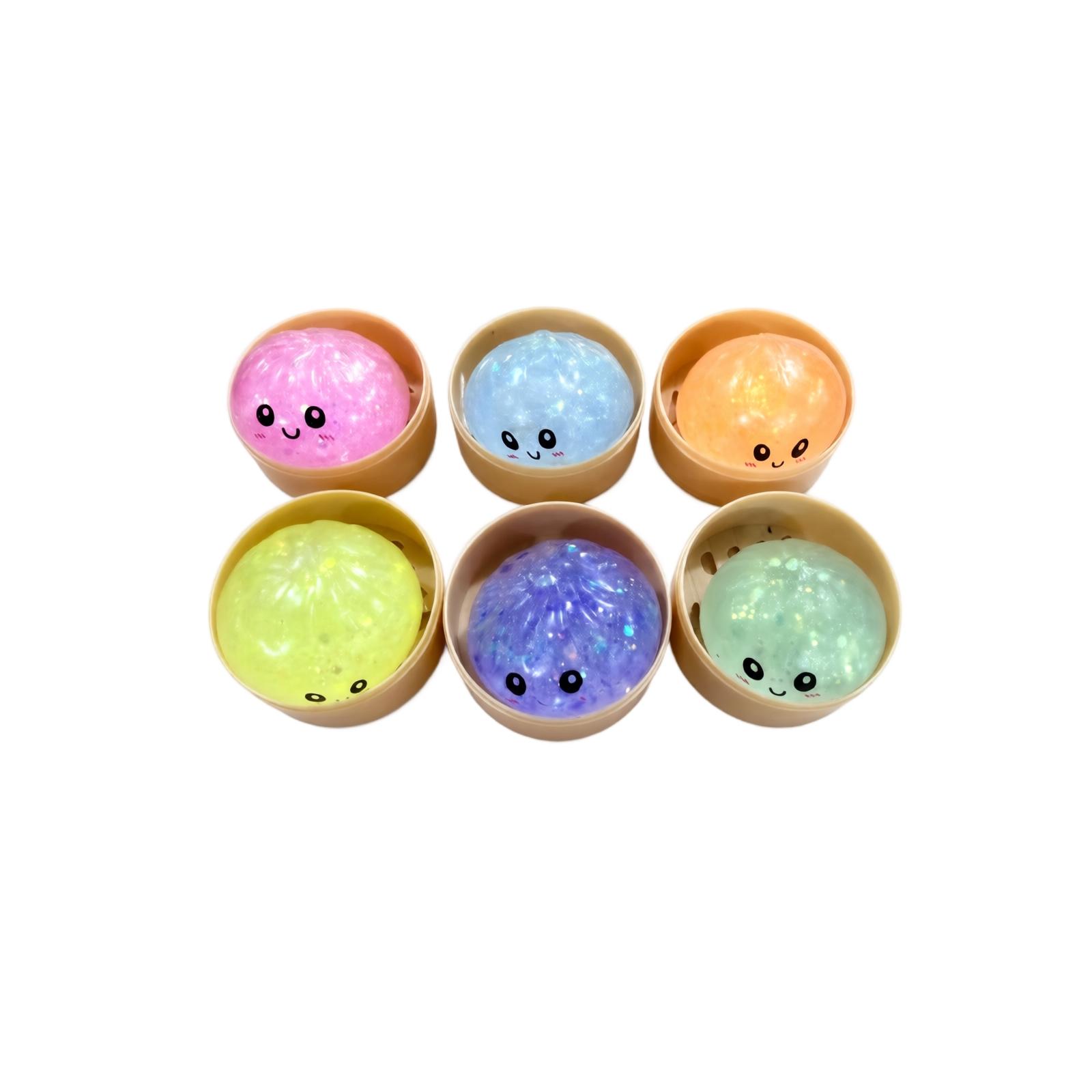in the Dark Bun Toy 8.5 cm Stress Toy Random Color One Size