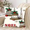 Weihnachtsglocke Kissenbezug Überwurf Kissenbezug Nordisch Vintage Stil Kissenbezüge Zuhause Wohnzimmer Sofa Couch Sitz Dekoration