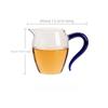 Japanischer Stil Fair Cup Buntes Glas Teekanne Hitzebeständiger Server Elegantes Zuhause Teeraum Verteiler