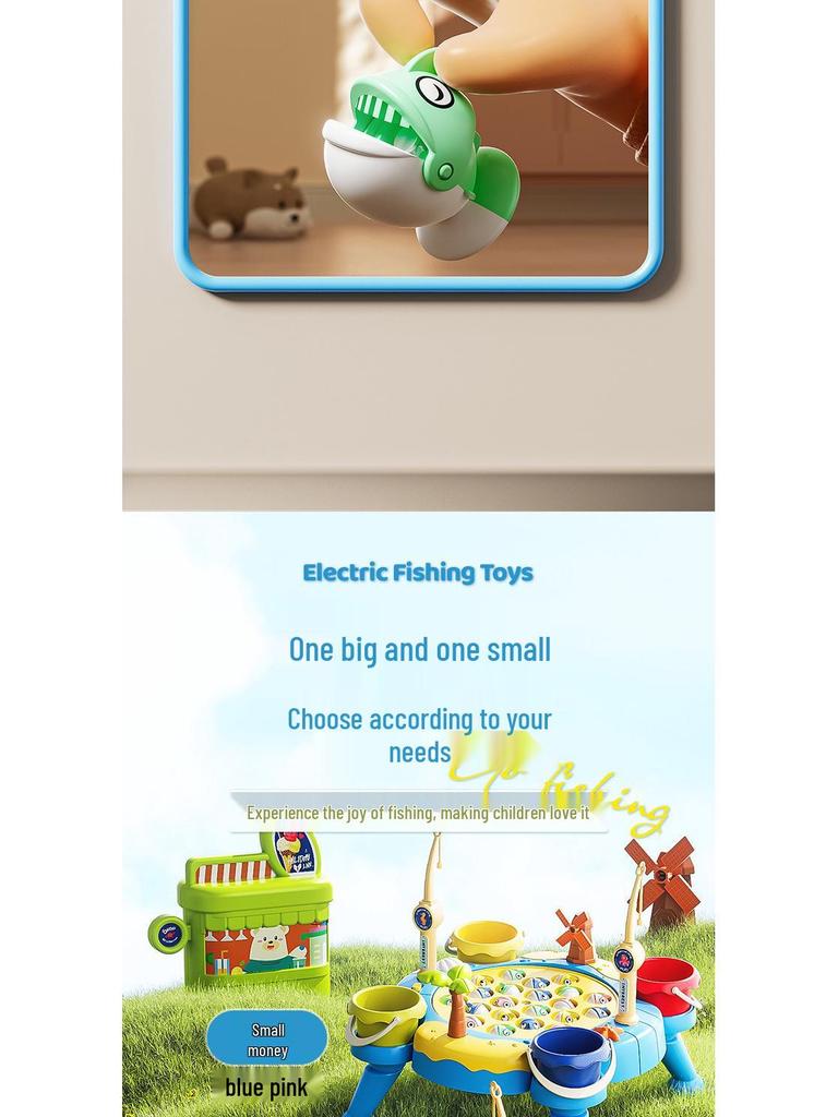 Educational Magnetic Fishing Toy for Toddlers Aged 1-3 Years