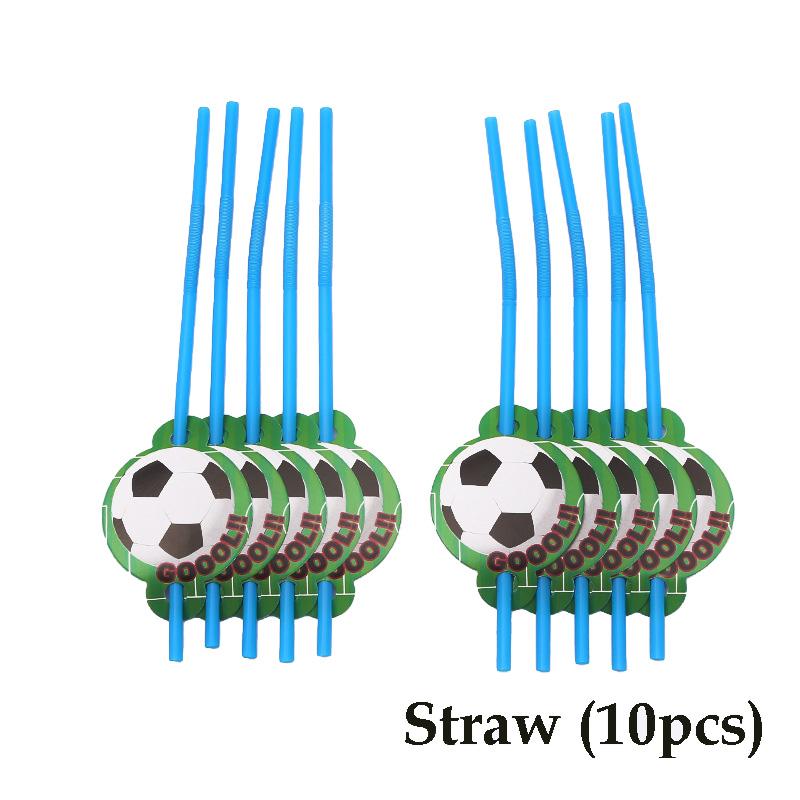 Soccer Theme Disposable Tableware Football Sport Boy Birthday Party Supplies Baby Shower Soccer Fans Birthday Balloon Decortions