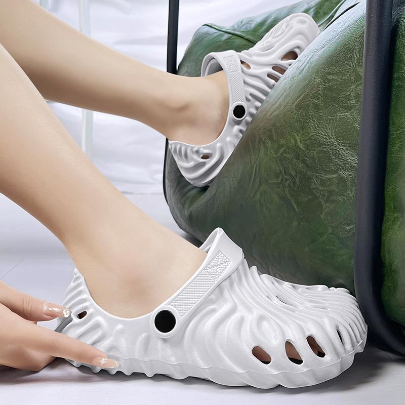 Vară, nou cuplu exploziv, amprentă digitală, culoare solidă, bărbați, femei, sandale respirabile, pantofi de înot pentru bărbați