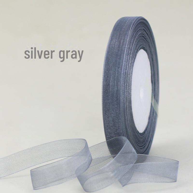 Snow Yarn Ribbon – 1.2cm Decorative Bow for Gift Boxes, Festivals & DIY, 45m