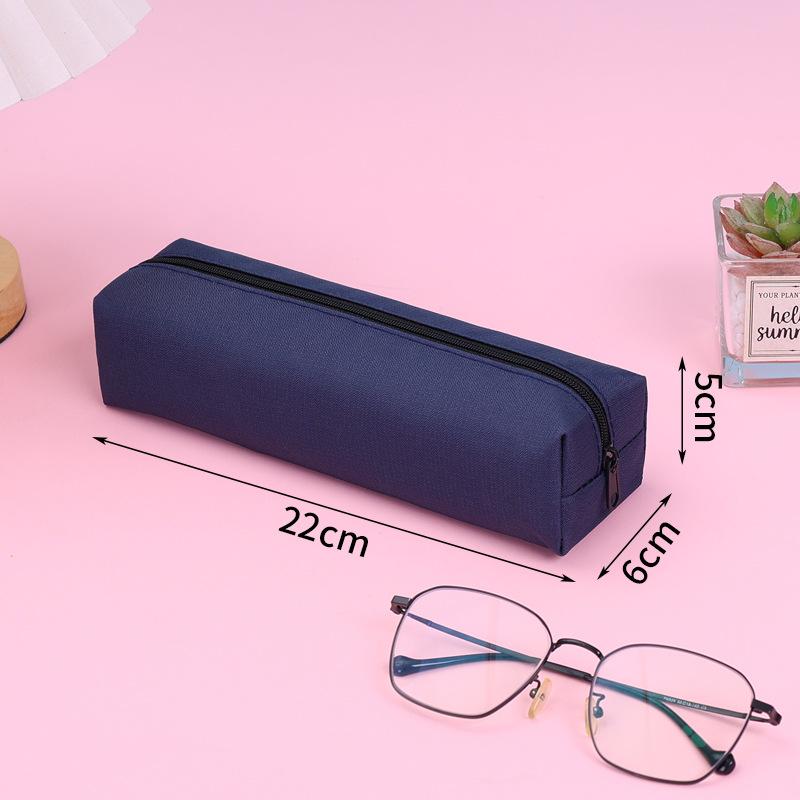 Simple Large-capacity Pencil Case Boys and Girls Dirt-resistant Pencil Case Square Pencil Case
