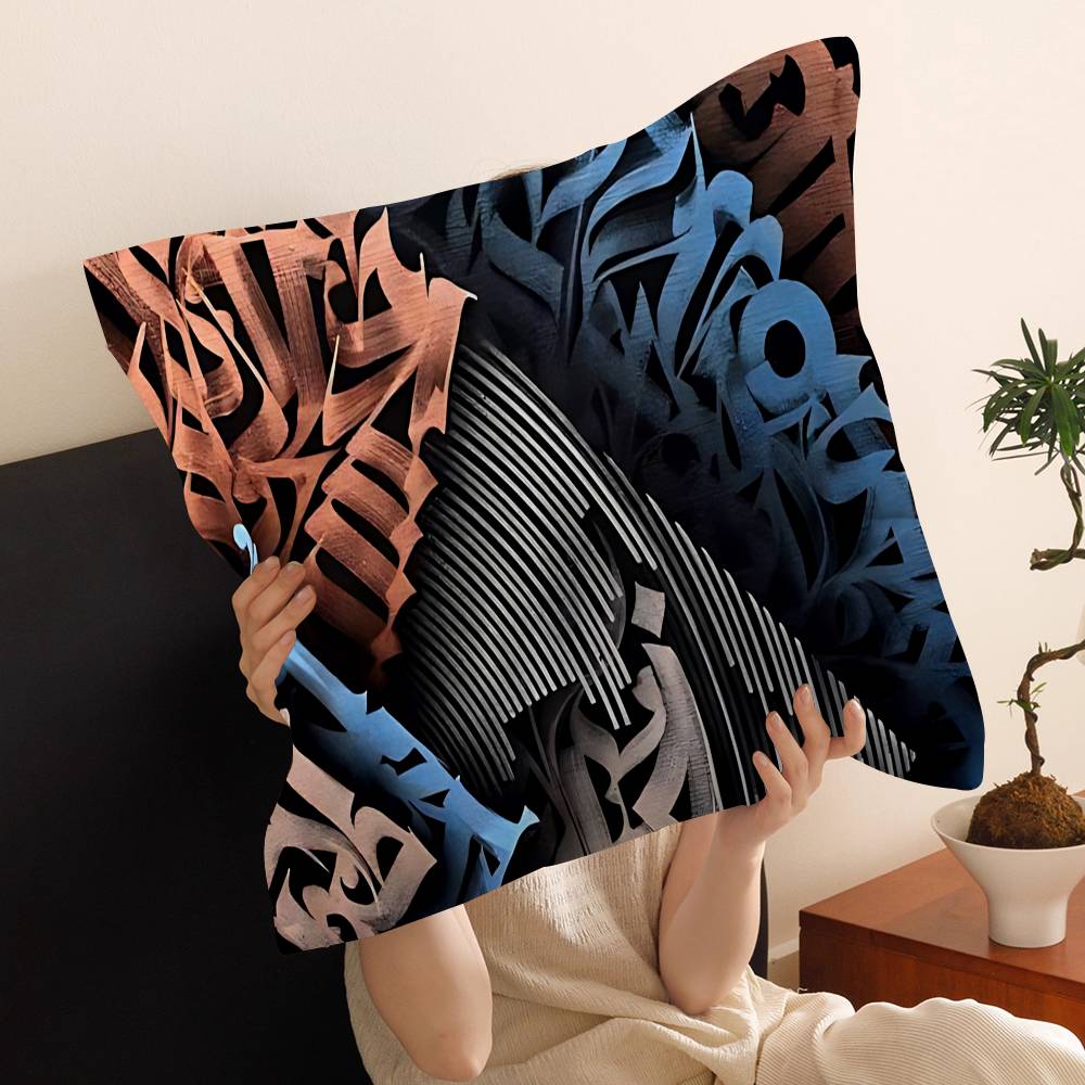 Pokras Totem Design Lampas Art Personalized picture text home decorative pillows Household Gifts 45x45cm
