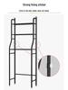 Punch-Free Multi-Layer Bathroom Storage Rack for Washing Machine and Toilet