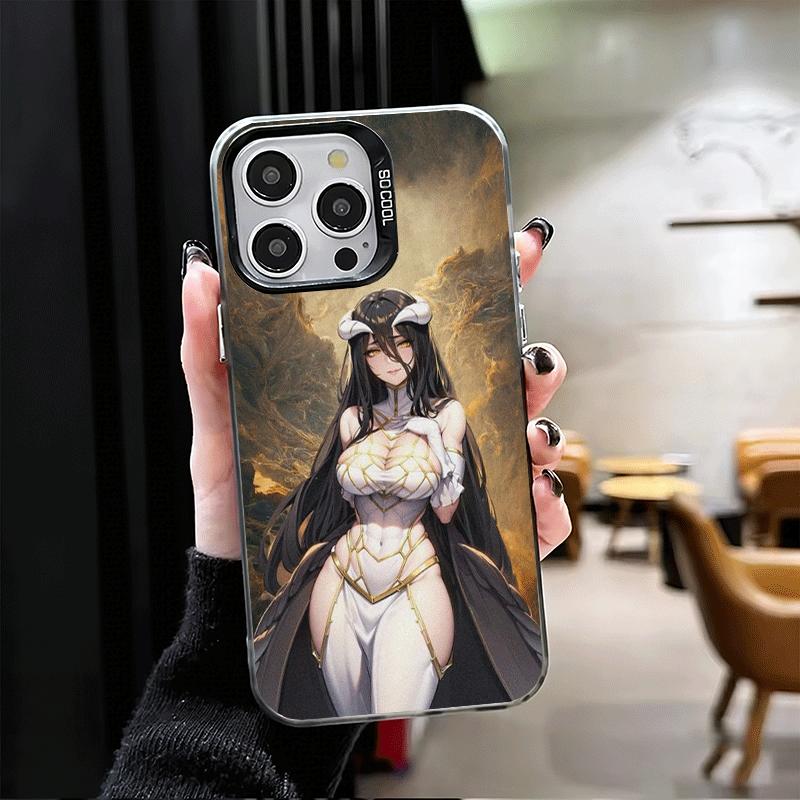 Albedo O-Overlords Anime Shockproof Phone Case for iPhone 17 Air 16 16E 15 Pro Max 14 Plus 13 Mini 12 Back Cover Anti Fall Funda
