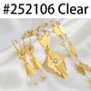 Hawaiian Cross Jewelry Sets Flower Pendant Necklaces Earrings Crystal Beads Ball Chains Guam Micronesia Chuuk #252106