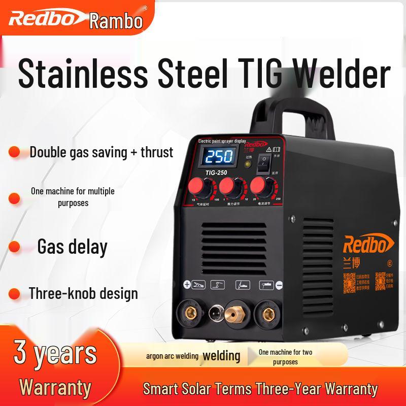 Lanbo TIG-250A Dual-Use 220V Inverter Welder for Stainless Steel & Aluminum