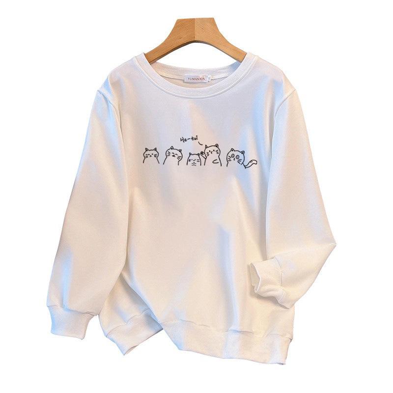 Plus Size Autumn Hoodie for 200-350 Jin, Bust 150/160, Loose Fit