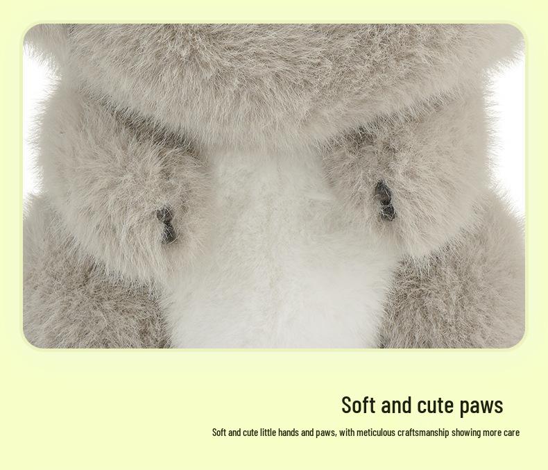 Koala Plush Doll - Cartoon Stuffed Toy for Girls, Birthday Gift & Children's Pillow