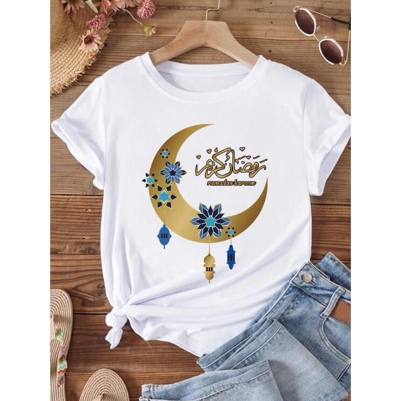 (Marime europeana) Tricou de Damă Stil Floral Mânecă Scurtă Acuarelă Tendință Drăguț Tricou Top Îmbrăcăminte Modă Imprimeu Doamnă Casual Femeie Tricouri Grafice