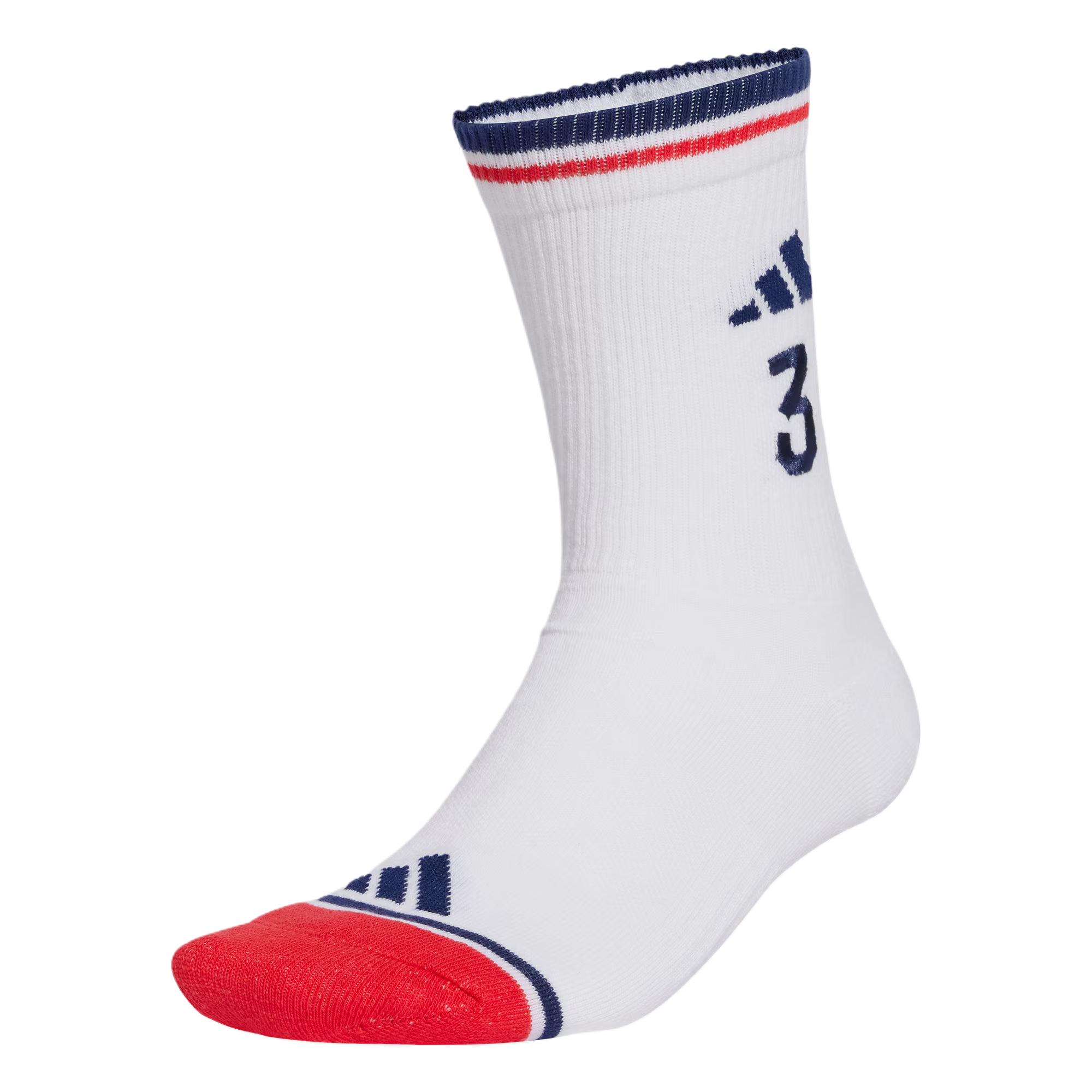 Adidas GRAPHIC SOCKS Crew Socks Unisex 1 Pack White JI6331 M
