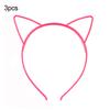 3 Stück Hübsche Katzenohren Damen Mädchen Reifen Haarband Stirnband Party Haarschmuck