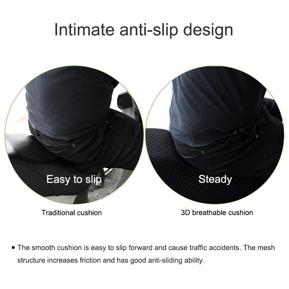 Cover Black M/L/XL/XXL/XXXL Motorcycle Cushion Cover 3D Mesh Protector Seat Covers Electric Bike