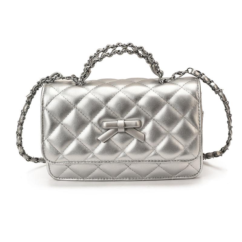 2026 Chic Diamond Lattice PU Leather Crossbody Bag – Trendy Versatile One-Shoulder Bag for Women