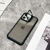 Coque + 2 Verres Trempés pour iPhone 16 Pro Max, Protection Translucide à Paillettes avec Protection Caméra - Noir