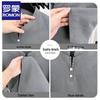 ROMON 2026 Summer Men's Henry Collar Wrinkle-Free T-Shirt