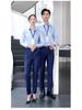 Unisex Professional Long Sleeve Silk Modal Shirt with Logo for Property Management Workwear
