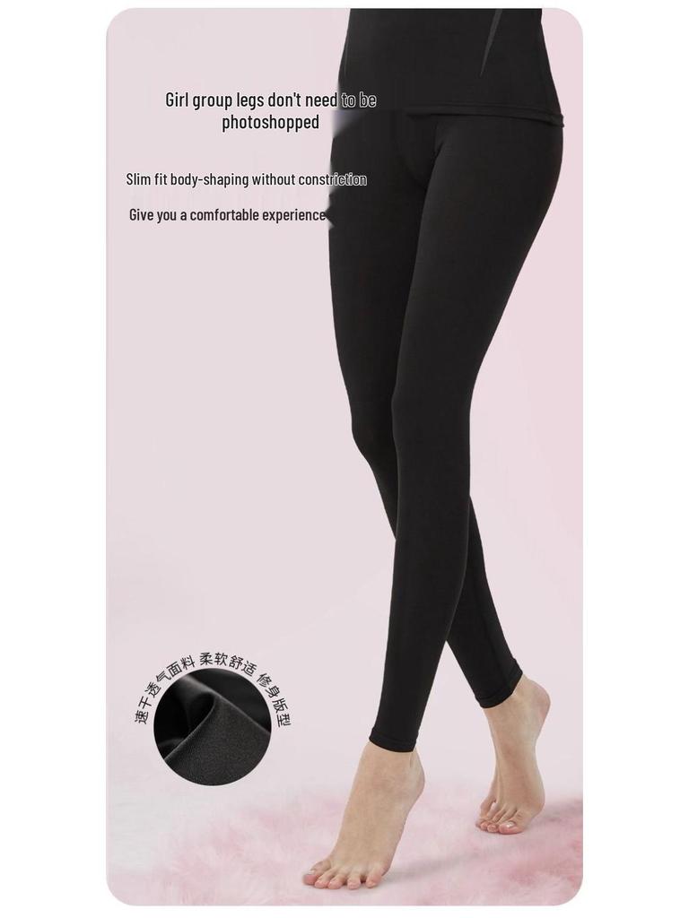 Women's Winter Quick-Dry Sports Suit: Plus Size Running & Yoga Set with High-Elastic Tight Top