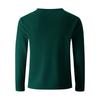 Men's Double Color High Collar Button Long Sleeve Shirt Casual Autumn/Winter Top