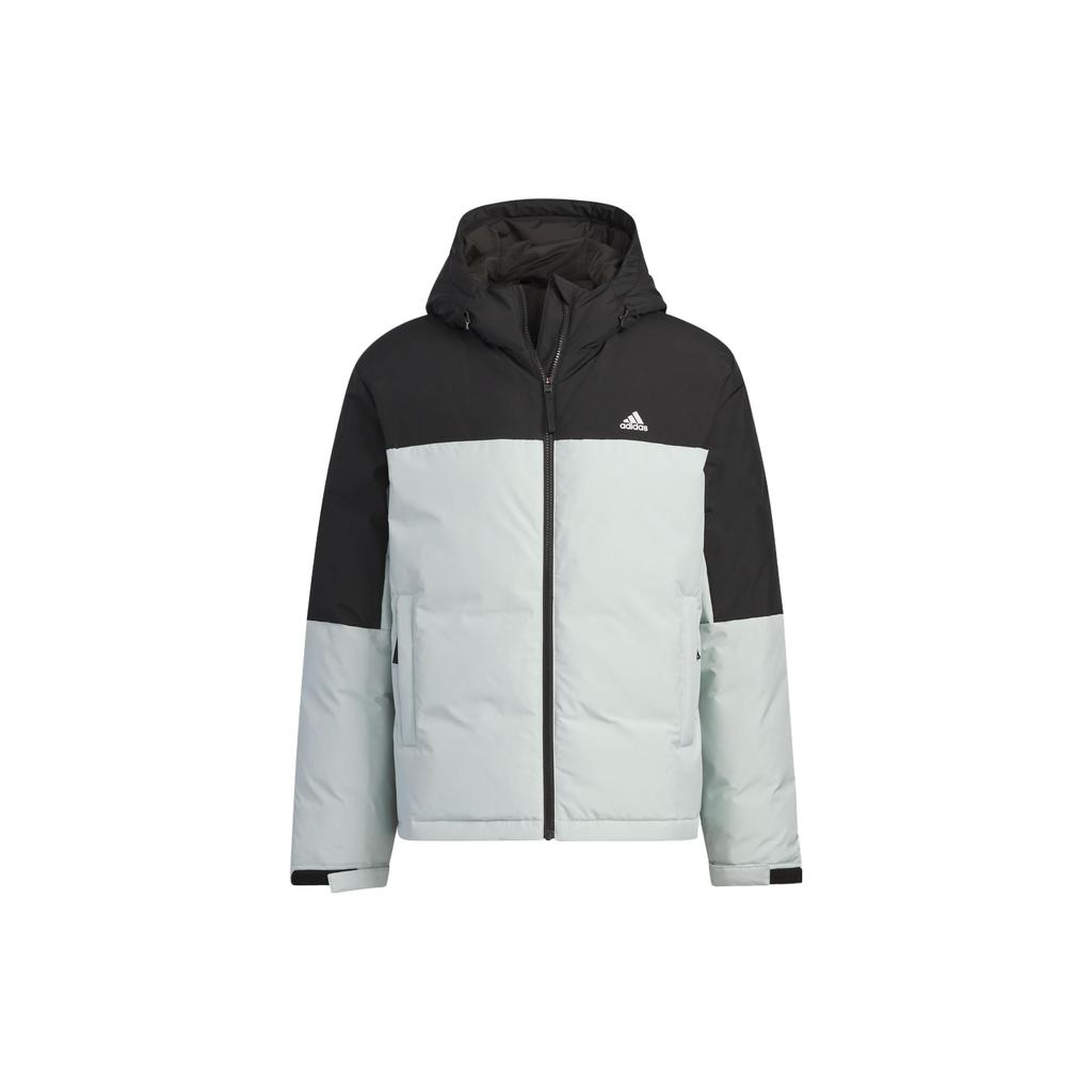 New Adidas Down Jackets Men Silver Gray IT8723