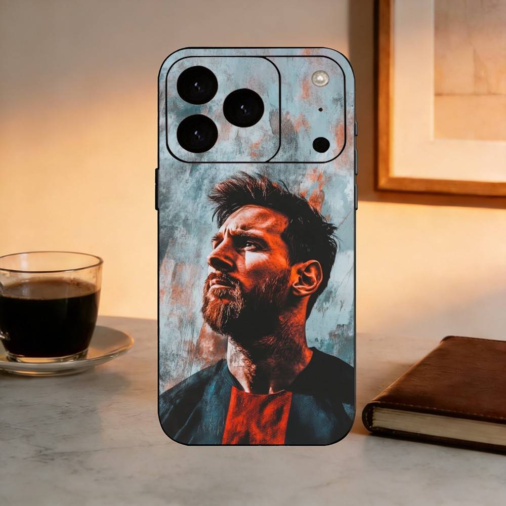 LIONEL Leo Messi-i F-Football Phone Case For iPhone 17,16,15,14,13,12,11 Plus,Pro Max,XS,Soft Silicone Black Cover