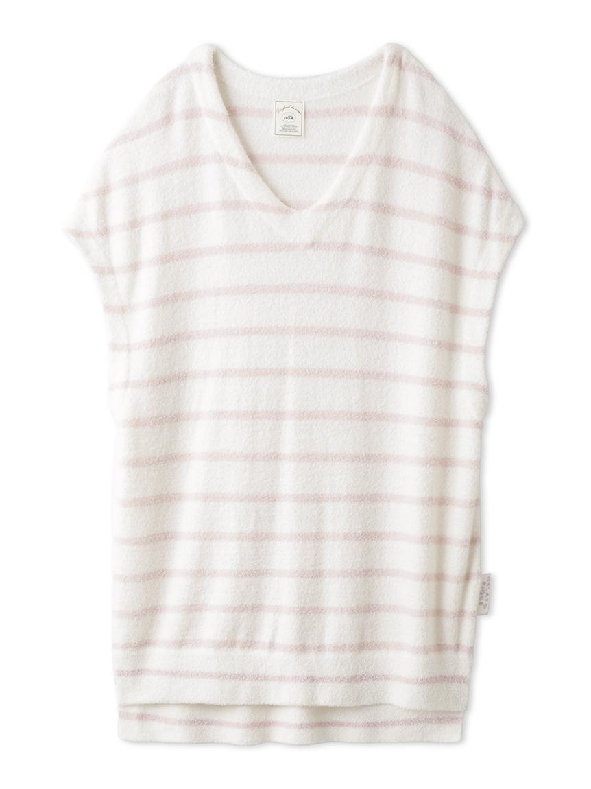 Gelato Pique Striped Short Sleeve Knit Pwnt242009 Blu/F