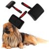 Hund-Pflegebürste Haustier-Reinigungsbürste für Haustier Kleine Große Hunde Haustier-Haarentferner für Schmutz Unterwolle Verfilzungen Haare