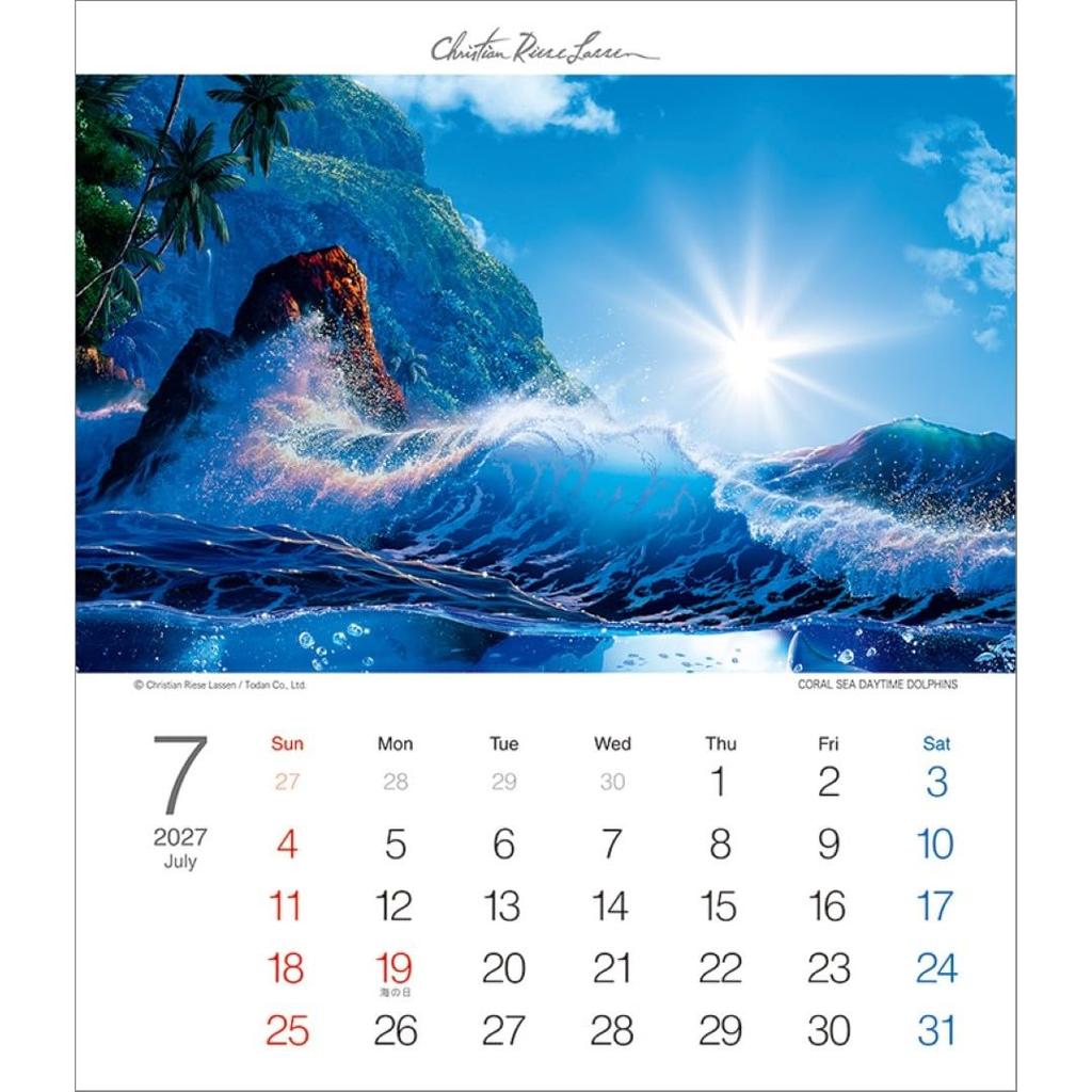 Todan 2027 Christian Riese Lassen Desk Calendar