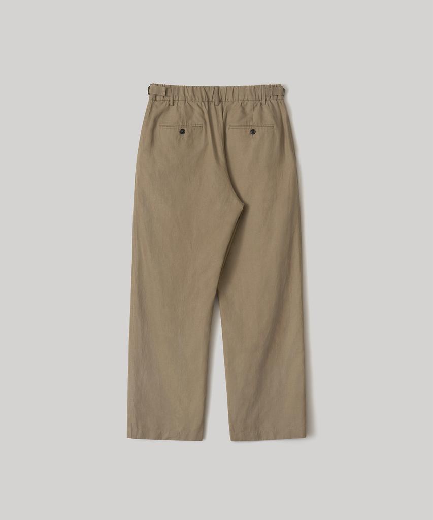 ANOTHER OFFICE Santiago Linen Pants Flexible (Khaki)