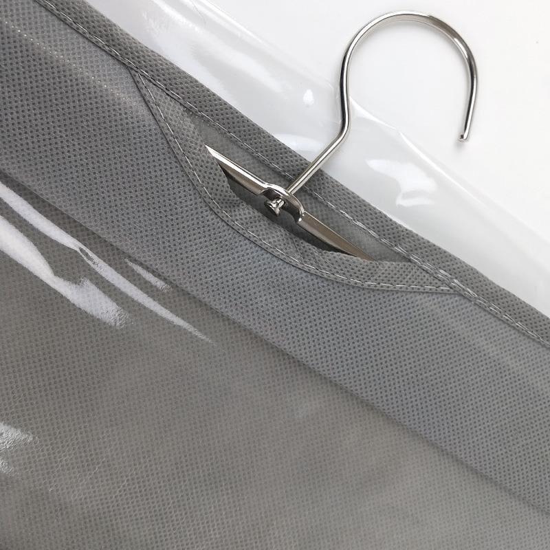 Elegant And Spacious 6 Pockets Clear Hanging Purse Handbag Tote Bag Organizer Rack