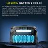 Stazione di Alimentazione Portatile IEE 2400W Portatile 2048Wh Generatore Solare LiFePO4, 16 Porte Controllo APP Per Campeggio Backup Casa