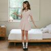 Ceme Adu Cest_Ruffle Lace Collar Mini Dress