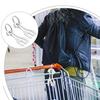 Anti-loss Trolley Token Keychain Zinc Zinc Alloy Removable Release Keyring Shopping Cart Token  Retail Stores