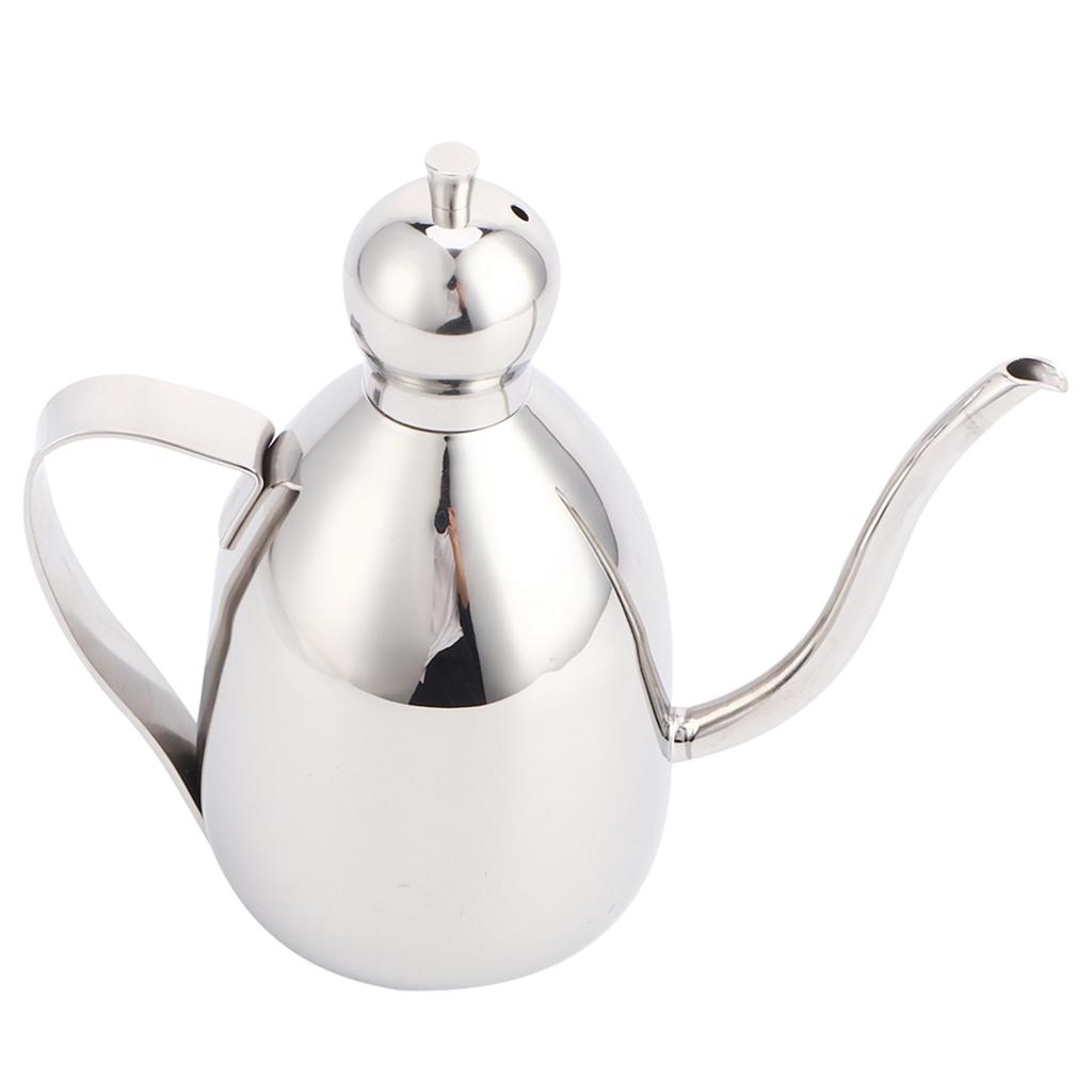 Ölspender Edelstahl Ölflasche Auslaufsicher Essigtopf Küchenaufbewahrungsbehälter 0,25 l