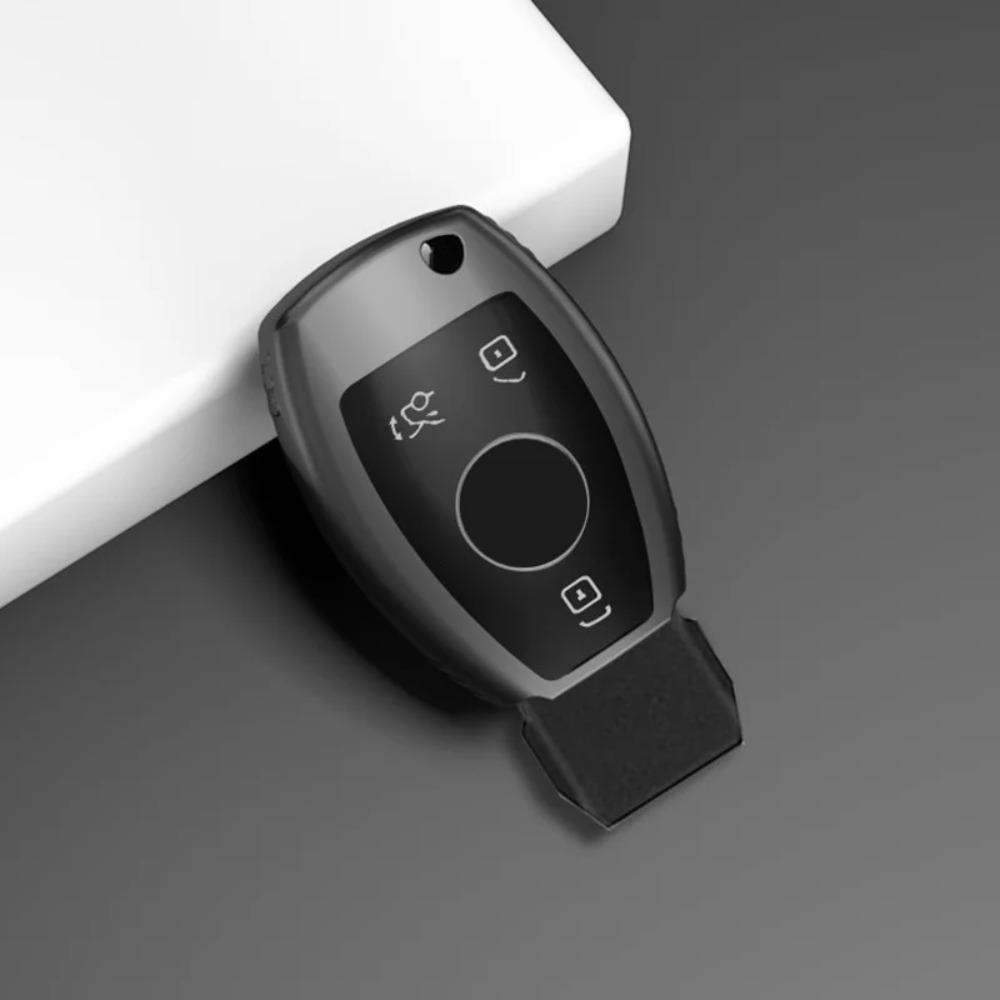 

TPU for Mercedes Benz W203 W204 W212 C180 GLK300 CLS CLK CLA SLK C S E Class Remote Car Key Case Cover Fob Bag Holder Keychain