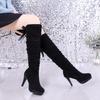 Fashion Women Boots Luxury Knight Women Length Boot Fashion Sexy Soft Leather Shoes Leather Elegant Comfortable Knee High Boots