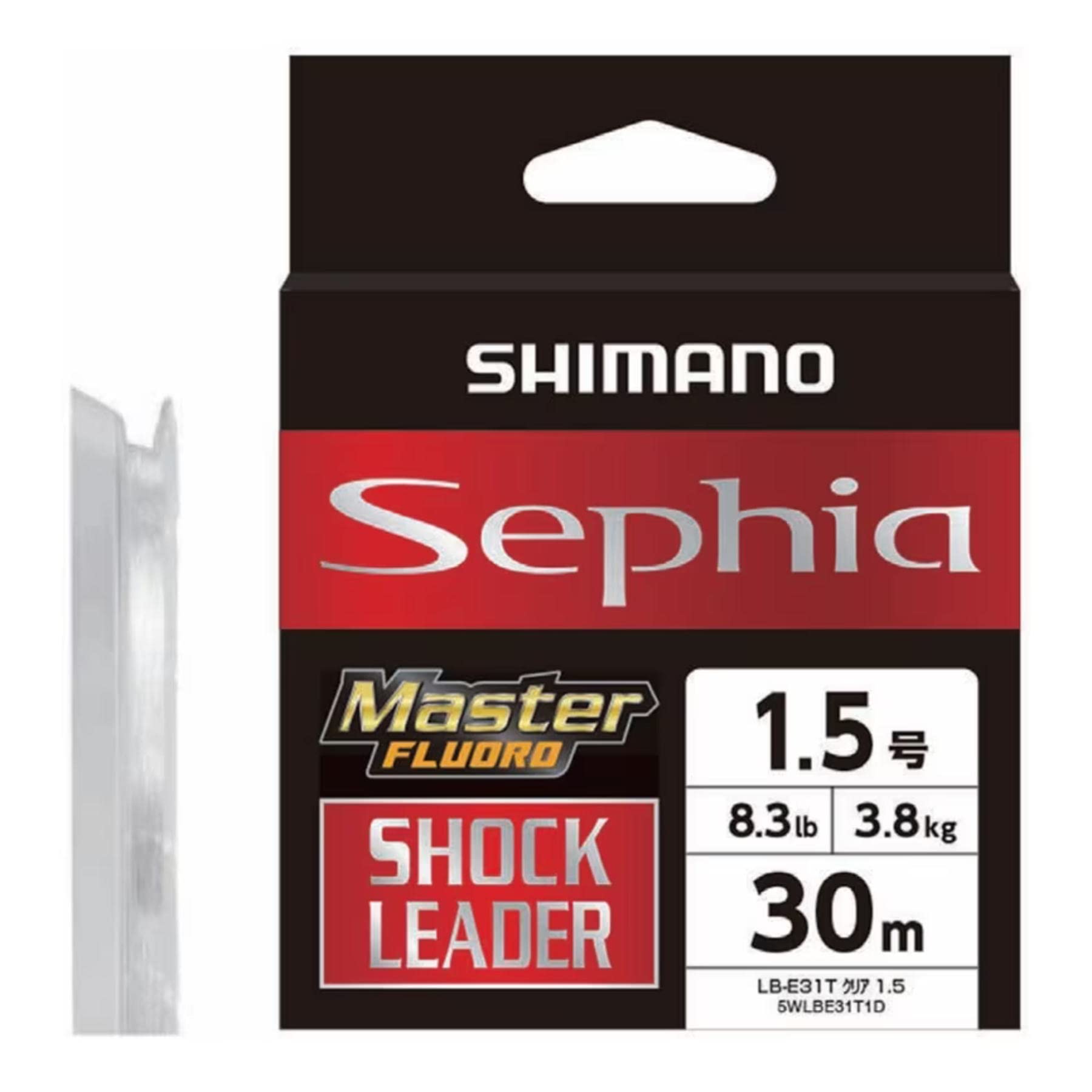 SHIMANO Fluoroline Sephia Master Fluoro Leader 30m No. 1.5 Clear 1.5