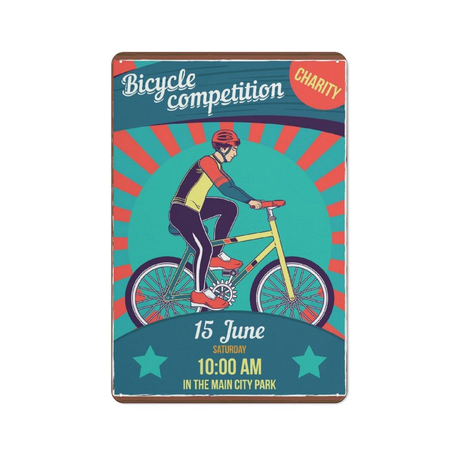 

1 Pack Old-Style Metal Tin Sign with Rusted Texture for Multiple Rooms and Corners, Available in 20x30cm or 30x40cm 20*30CM