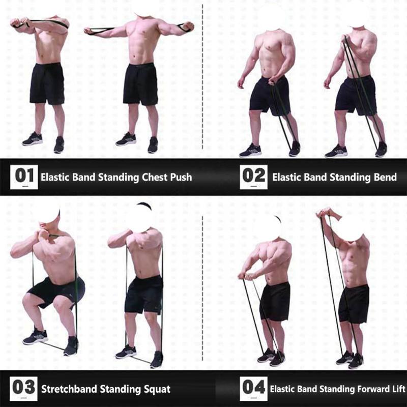 Heavy Duty Latex Resistance Band Exercise Elastic Band For Sport Strength Pull Up Assist Band Workout Pilates Fitness Equipment