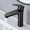 304 Stainless Steel Bathroom Faucet Thickened Material Basin Faucet Hot and Cold Mixer Faucet Single Handle Sink Tap
