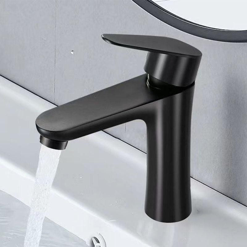 304 Stainless Steel Bathroom Faucet Thickened Material Basin Faucet Hot and Cold Mixer Faucet Single Handle Sink Tap